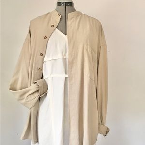 Croft & Barrow raw silk shirt